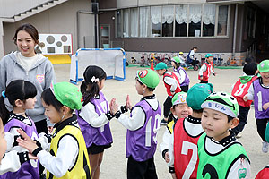 サッカー教室が開かれました　A・B