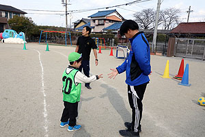 サッカー教室が開かれました　A・B