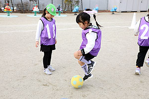 サッカー教室が開かれました　A・B