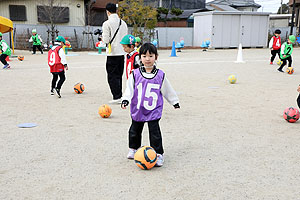 サッカー教室が開かれました　A・B
