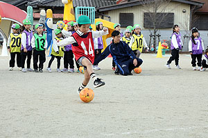 サッカー教室が開かれました　A・B