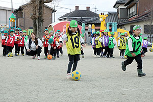 サッカー教室が開かれました　A・B