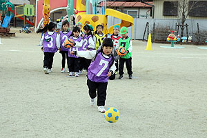 サッカー教室が開かれました　A・B