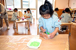作品展の制作活動　あひる