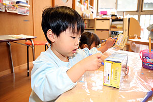作品展の制作活動　あひる