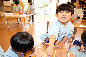 作品展の制作活動　あひる