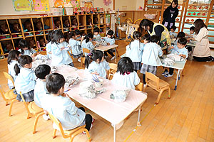 作品展の制作活動　ことり