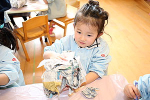 作品展の制作活動　ことり