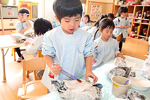 作品展の制作活動　ことり