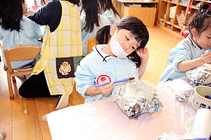 作品展の制作活動　ことり