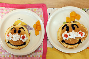 焼きたてのホットケーキ美味しかったね　　ひよこ