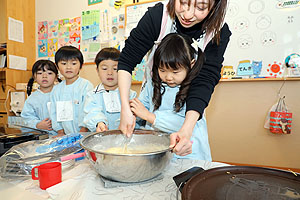 ホットケーキパーティ　　ひまわり・たんぽぽ・すみれ