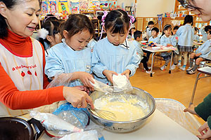 ホットケーキパーティ　　ひまわり・たんぽぽ・すみれ