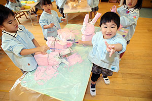 作品展の制作活動　ことり