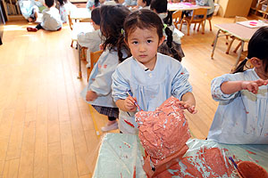 作品展の制作活動　ことり