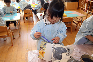 作品展の制作活動　ことり