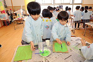 作品展の制作活動　ばら