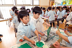 作品展の制作活動　ばら