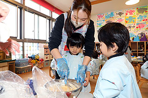 ホットケーキパーティ　　うさぎ・ことり・ぱんだ