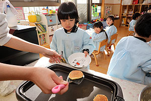 ホットケーキパーティ　　うさぎ・ことり・ぱんだ