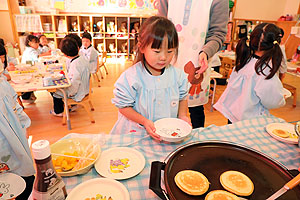 ホットケーキパーティ　　うさぎ・ことり・ぱんだ