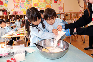 ホットケーキパーティ　　うさぎ・ことり・ぱんだ