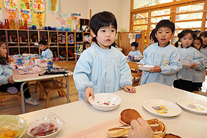 ホットケーキパーティ　　りす・こあら・きりん