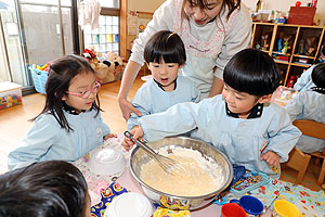 ホットケーキパーティ　　りす・こあら・きりん