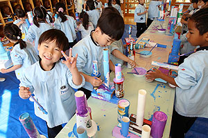 作品展の制作活動　さくら