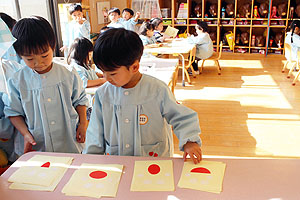 作品展の制作活動　うさぎ