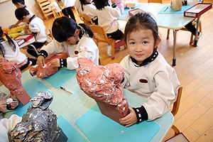 作品展の制作活動　ことり