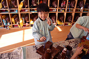 作品展の制作活動　ひまわり