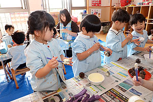 作品展の制作活動　　りす・ぱんだ