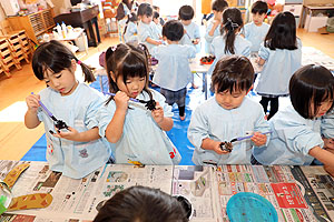 作品展の制作活動　　りす・ぱんだ