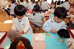 作品展の制作活動　　さくら・ひまわり