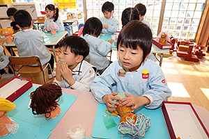 作品展の制作活動　　さくら・ひまわり