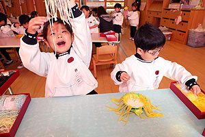 作品展の制作活動　うさぎ