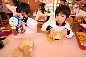 作品展の制作活動　うさぎ