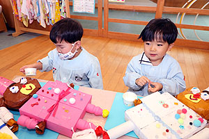 作品展の制作活動　ぱんだ