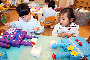 作品展の制作活動　ぱんだ