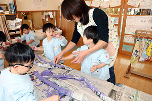 作品展の制作活動　りす