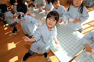 作品展の制作活動　りす