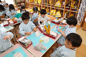 作品展の制作活動　　さくら