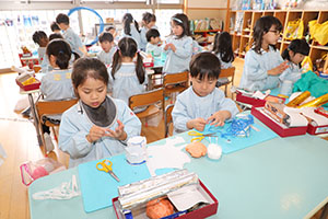 作品展の制作活動　　さくら