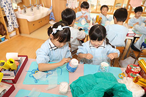 作品展の制作活動　　さくら