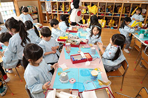作品展の制作活動　　さくら