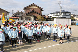 節分　みんなで豆まきをしました　全園児　　NO．1