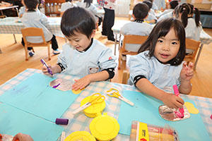 作品展の制作活動　りす