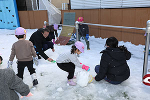 雪遊び楽しかったね