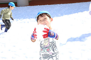 雪遊び楽しかったね